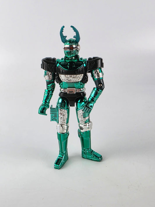 Vintage Deluxe Green Hunter Beetleborgs 6" Figure Bandai 1996