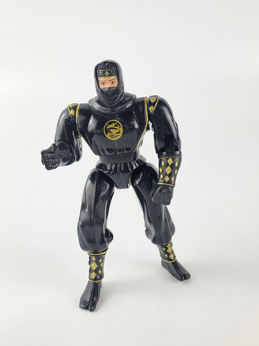 Power Rangers Movie Ninja Black Ranger Action Figure 1995 5.5"