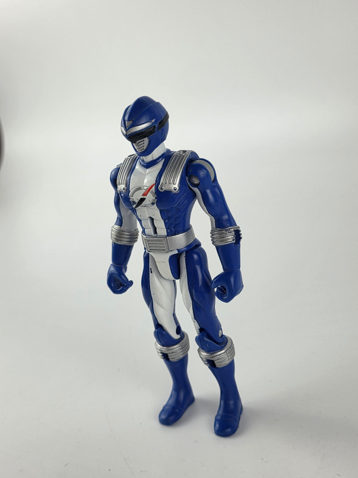 Power Rangers Operation Overdrive Blue Battlized Power Ranger Action Figure