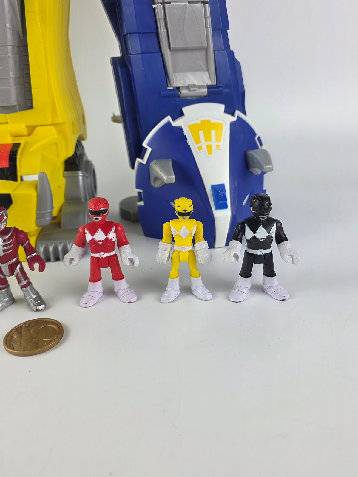 Imaginext Power Rangers Megazord playset toy bundle