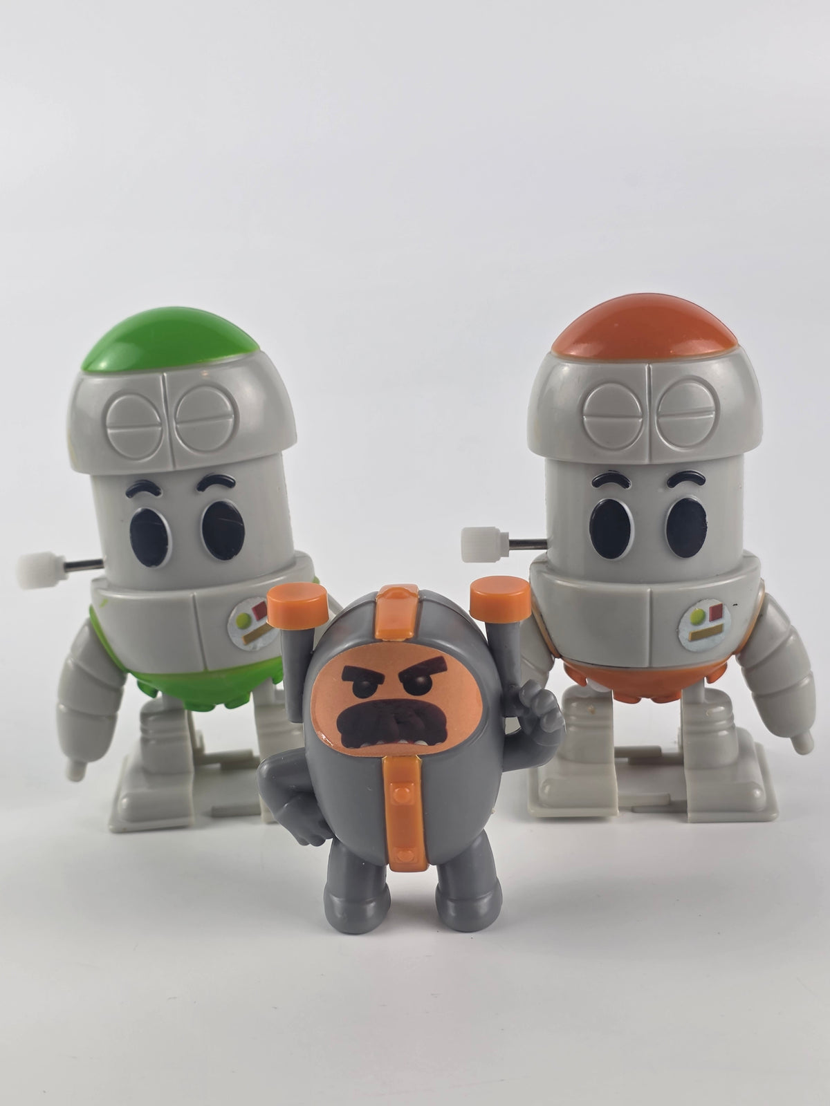 Cbeebies Go Jetters wind up Glitch bots figures