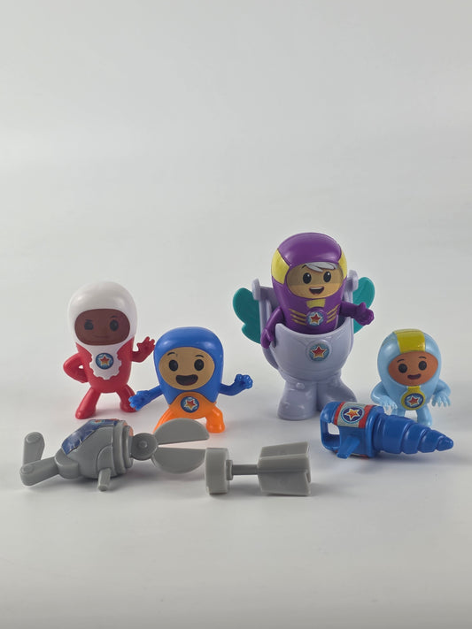 Cbeebies Go Jetters magazine figure set