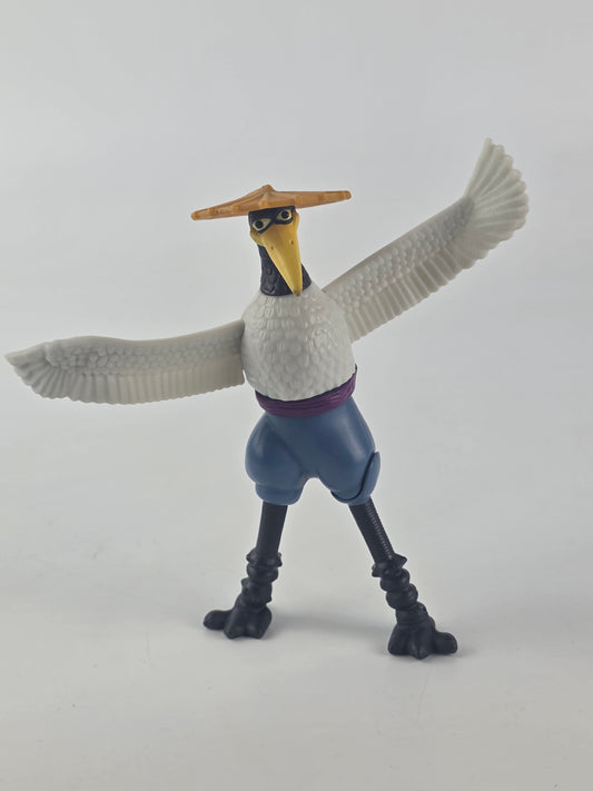 Master Crane 4.75" McDonald's Movie Action Figure Kung Fu Panda