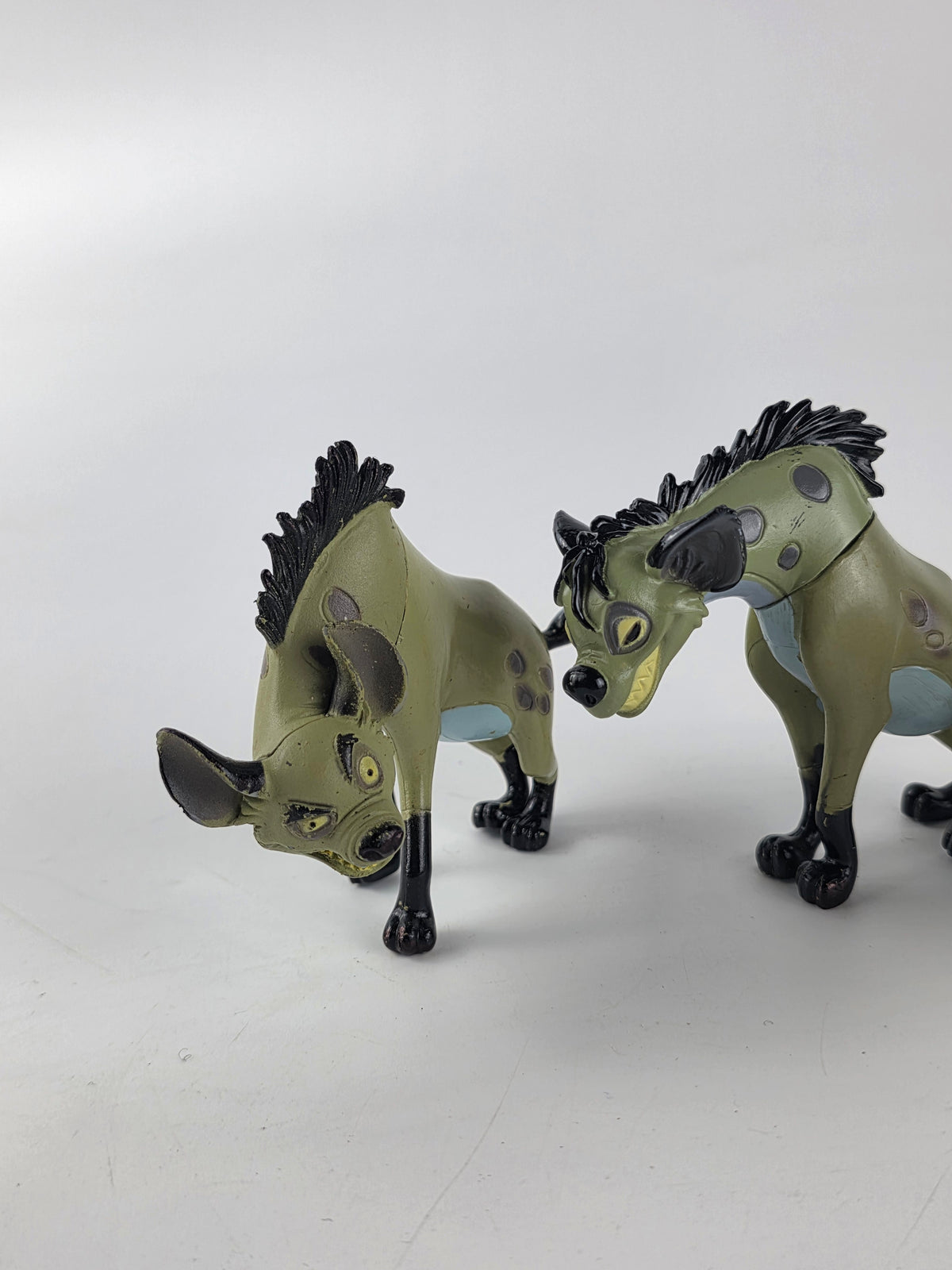Disney The Lion King hyena action figures: Shenzi, Banzai, and Ed.