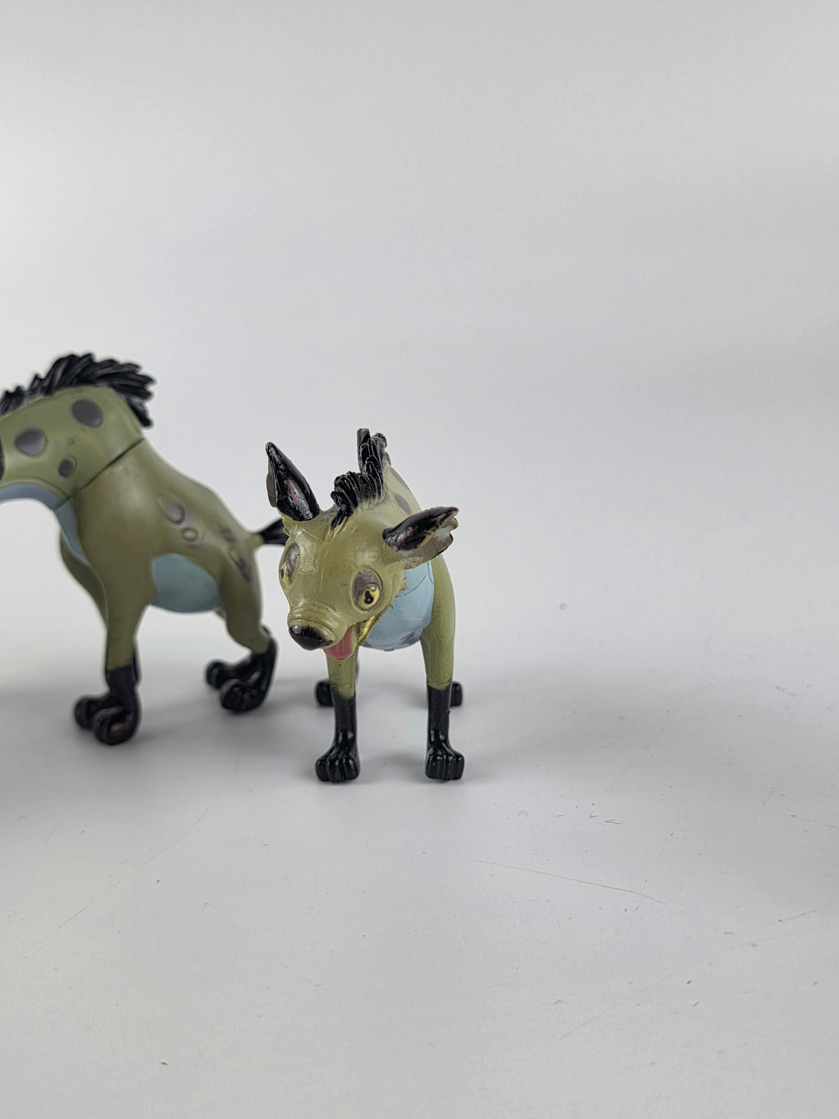 Disney The Lion King hyena action figures: Shenzi, Banzai, and Ed.